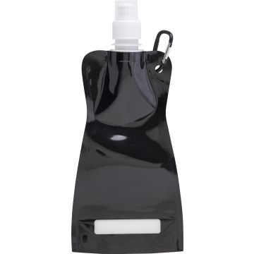 Foldable water bottle 420ml Black - 1 Bounce Creative Designs