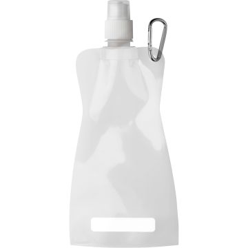 Foldable water bottle 420ml White - 1 Bounce Creative Designs
