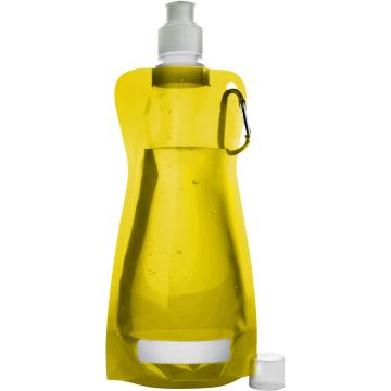 Foldable water bottle 420ml Yellow - 1 Bounce Creative Designs