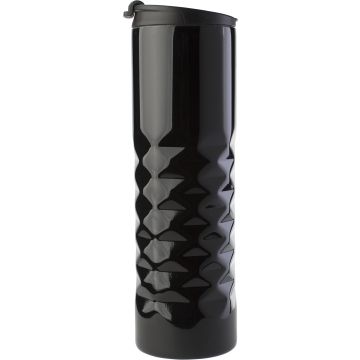 Steel thermos mug 460ml Black - 1 Bounce Creative Designs