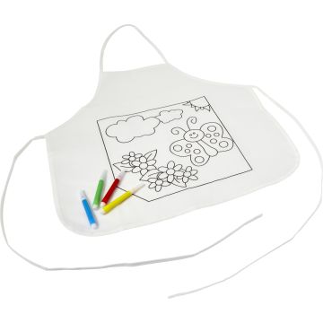 Kids Colour In Apron