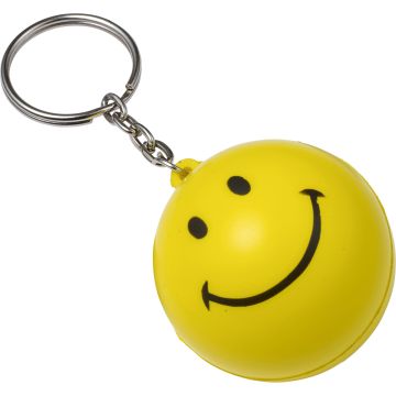 Promotional Smiley Face Stress Ball Keyring-BOUNCE CREATIVE DESIGNS
