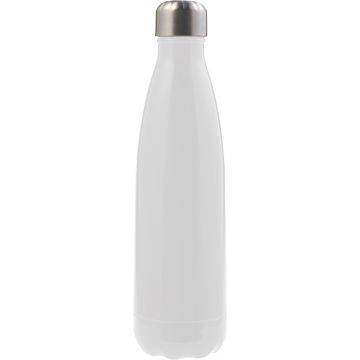Stainless steel double walled bottle 500ml White - 1 Bounce Creative Designs