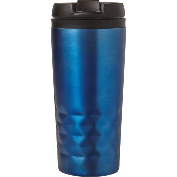 Steel travel mug 300ml Blue - 1 Bounce Creative Designs