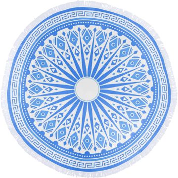 Round Microfiber beach towel