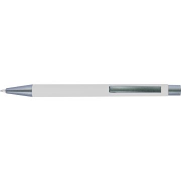Ballpen with rubber finish
