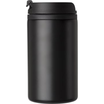 Double walled steel thermos cup 300ml Black - 1 Bounce Creative Designs