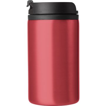 Double walled steel thermos cup 300ml Red - 1 Bounce Creative Designs