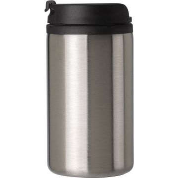 Double walled steel thermos cup 300ml Silver - 1 Bounce Creative Designs