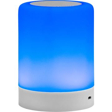 Promotional Cylinder Wireless Speaker with Colour Changing Light