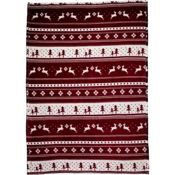 Christmas Flannel fleece snowmen blanket (260 gr/m2)
