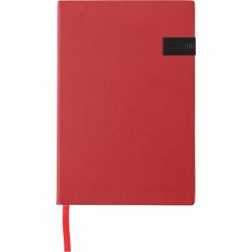 A5 Notebook with Integrated USB Drive