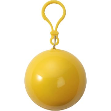 Poncho in a plastic ball Yellow - 1 Bounce Creative Designs