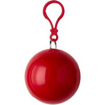 Poncho in a plastic ball Red - 1 Bounce Creative Designs