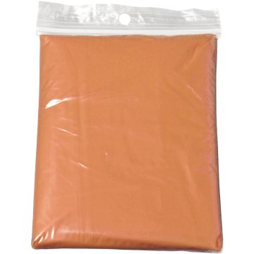 Foldable poncho Orange - 1 Bounce Creative Designs
