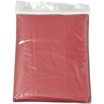 Foldable poncho Red - 1 Bounce Creative Designs