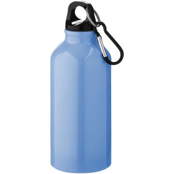 Oregon 400 ml sport bottle with carabiner Light blue - 1 Bounce Creative Designs