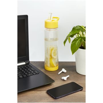 Tuttifrutti 740 ml Tritan infuser sport bottle Transparent  white - 1 Bounce Creative Designs