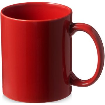 Santos 330 ml ceramic mug Red - 1 Bounce Creative Designs