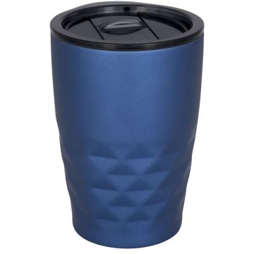 Geo 350 ml copper vacuum insulated tumbler Blue - 1 Bounce Creative Designs