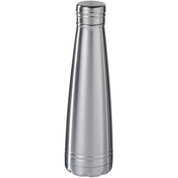 Duke 500 ml copper vacuum insulated sport bottle Silver - 1 Bounce Creative Designs