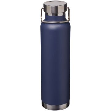 Thor 650 ml copper vacuum insulated sport bottle Navy - 1 Bounce Creative Designs