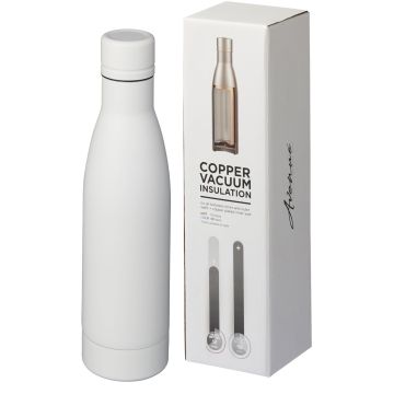 Vasa 500 ml copper vacuum insulated sport bottle White - 1 Bounce Creative Designs