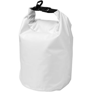 Survivor 5 litre waterproof rolldown bag White - 1 Bounce Creative Designs