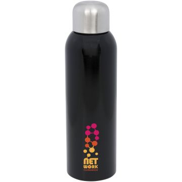 Guzzle 820 ml sport bottle Solid black - 1 Bounce Creative Designs