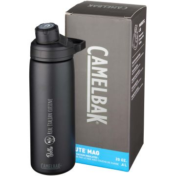 Chute Mag 600 ml copper vacuum insulated bottle Solid black - 1 Bounce Creative Designs