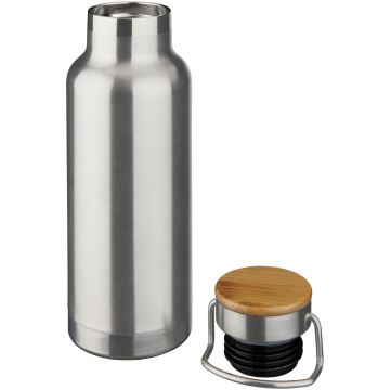 Thor 480 ml copper vacuum insulated sport bottle Silver - 1 Bounce Creative Designs