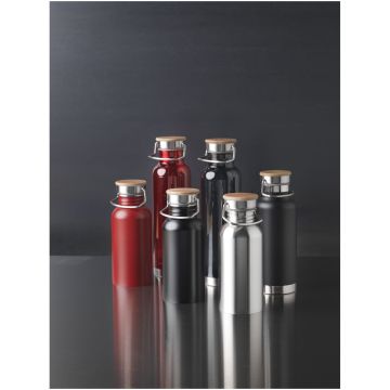 Thor Metal Water Bottle With Bamboo Lid 550 ml  - 1 Bounce Creative Designs