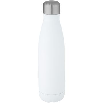 Cove 500 ml vacuum insulated stainless steel bottle White - 1 Bounce Creative Designs