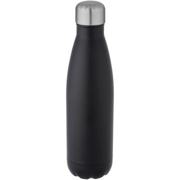 Cove 500 ml vacuum insulated stainless steel bottle Solid black - 1 Bounce Creative Designs
