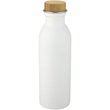 Kalix 650 ml stainless steel water bottle White - 1 Bounce Creative Designs