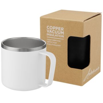 Nordre 350 ml copper vacuum insulated mug White - 1 Bounce Creative Designs