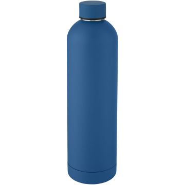 Spring 1 L copper vacuum insulated bottle Tech blue - 1 Bounce Creative Designs