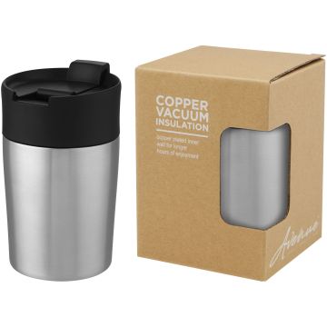 Jetta 180 ml copper vacuum insulated tumbler Silver - 1 Bounce Creative Designs
