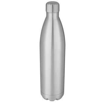 Cove 1 L vacuum insulated stainless steel bottle Silver - 1 Bounce Creative Designs