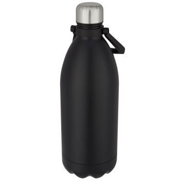 Cove 15 L vacuum insulated stainless steel bottle Solid black - 1 Bounce Creative Designs