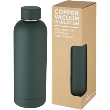 Spring 500 ml copper vacuum insulated bottle Green flash - 1 Bounce Creative Designs
