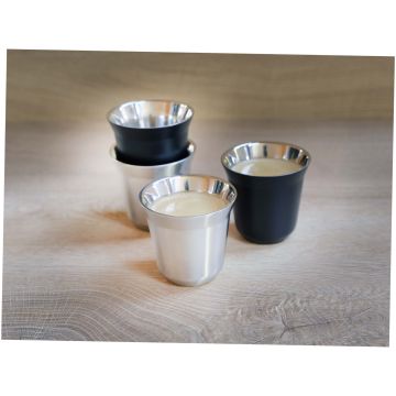 Duo 80 ml RCS certified stainless steel espresso cup set 