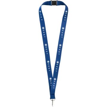 Lago lanyard with breakaway closure Navy - 1 Bounce Creative Designs