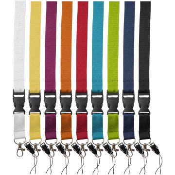 Sagan phone holder lanyard with detachable buckle Navy - 1 Bounce Creative Designs