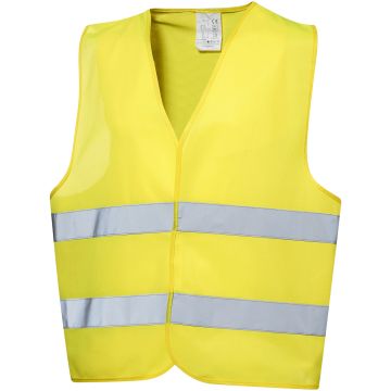 Watchout XL safety vest in pouch for professional use Neon yellow - 1 Bounce Creative Designs