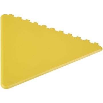 Frosty 20 triangular recycled plastic ice scraper Yellow - 1 Bounce Creative Designs