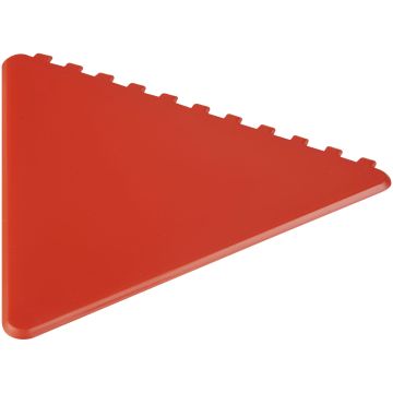 Frosty 20 triangular recycled plastic ice scraper Red - 1 Bounce Creative Designs