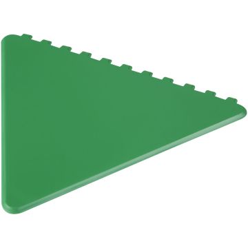 Frosty 20 triangular recycled plastic ice scraper Mid green - 1 Bounce Creative Designs