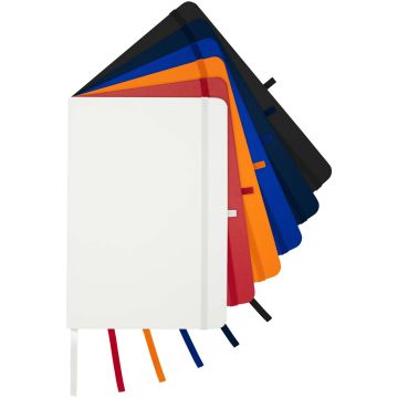 Teak A5 recycled hard cover notebook with lined pages