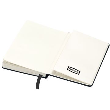 Classic A6 hard cover pocket notebook Solid black - 1 Bounce Creative Designs